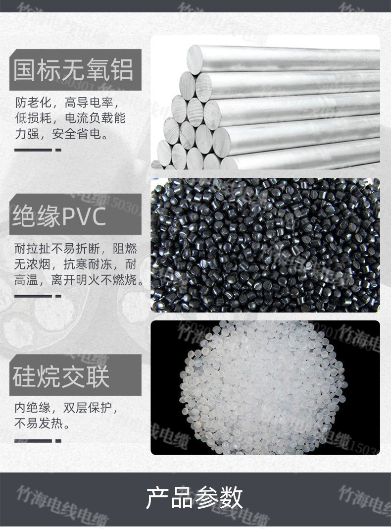 YJLV铝芯铠装电力电缆