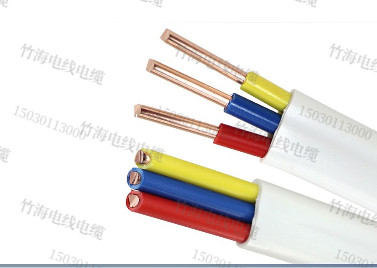BVVB铜芯绝缘扁型硬电缆