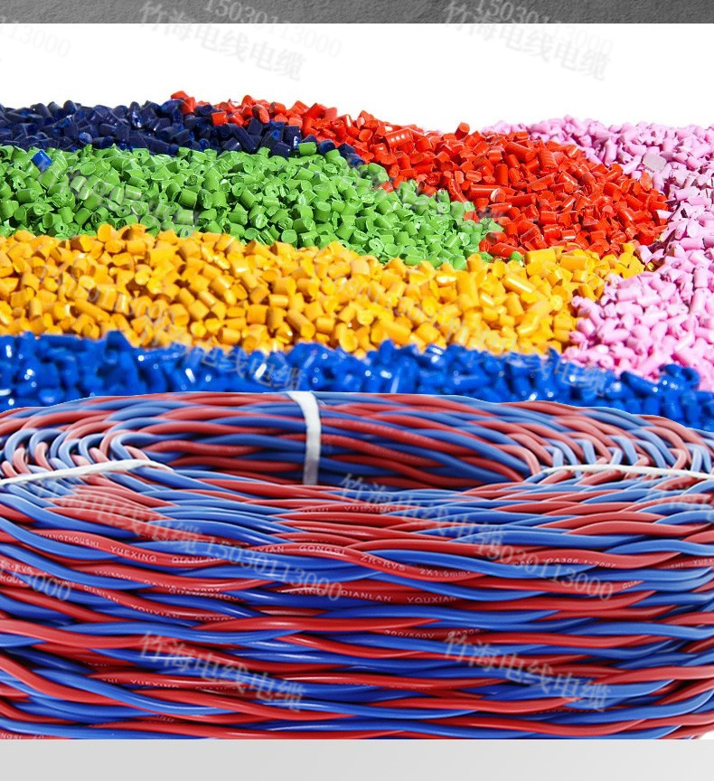 RVS铜芯聚氯乙烯绝缘绞型连接用软电线